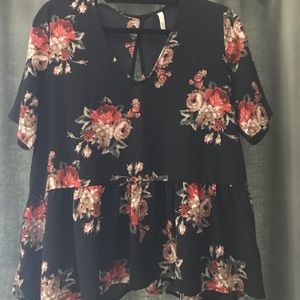 ModCloth floral blouse